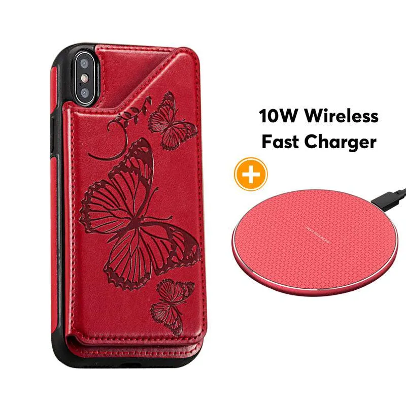 New Luxury Embossing Wallet Cover For iPhone Xs Max-Fast Delivery