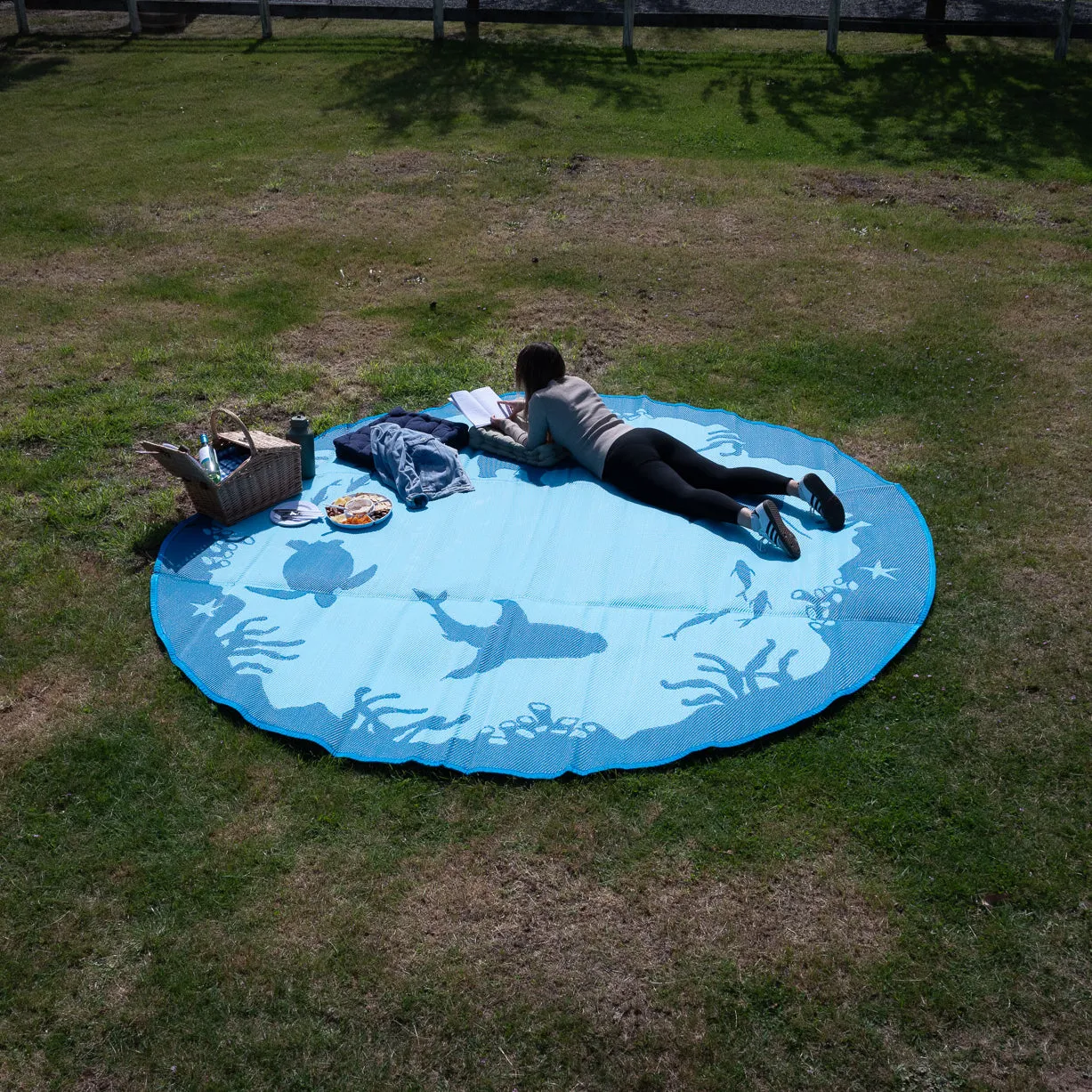 Outdoor Mat - Coral Reef Round 3m x 3m