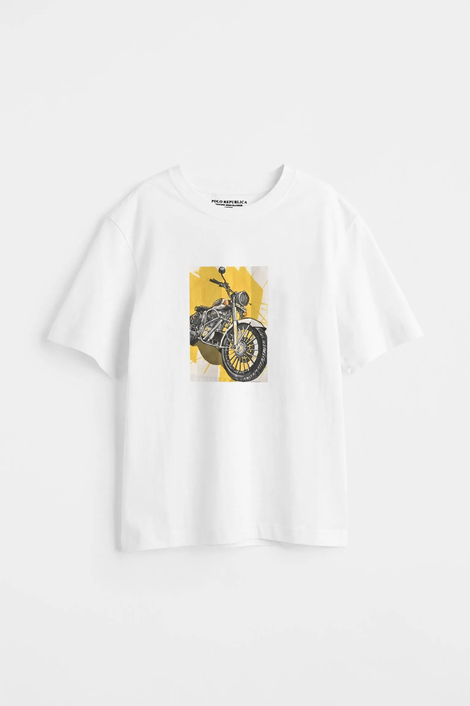 Polo Republica Boy's Bike Printed Tee Shirt