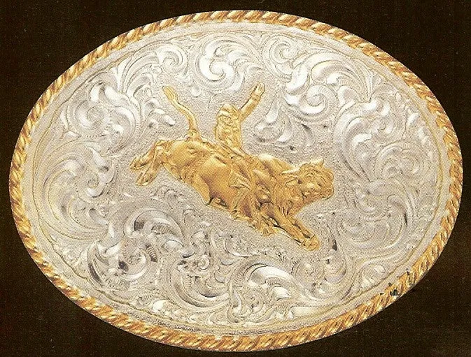 "Bull Rider" Crumrine Belt Buckle