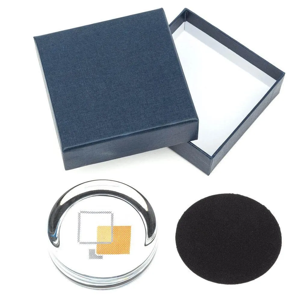 Small 70mm Diameter Glass Paperweight Kit - Insert Size 55mm - Pack of 6