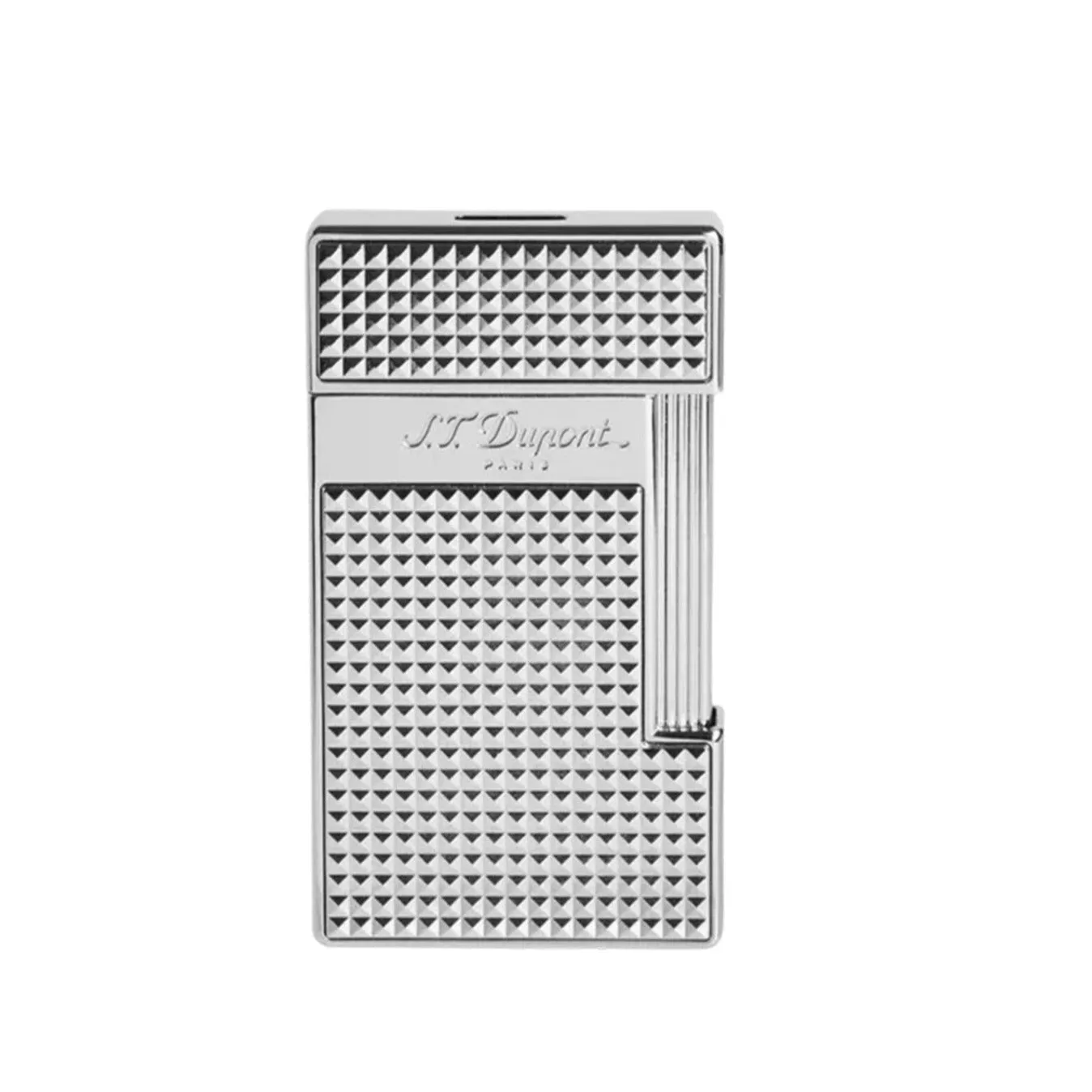 S.T. Dupont Slimmy Diamond-Point Silver Lighter