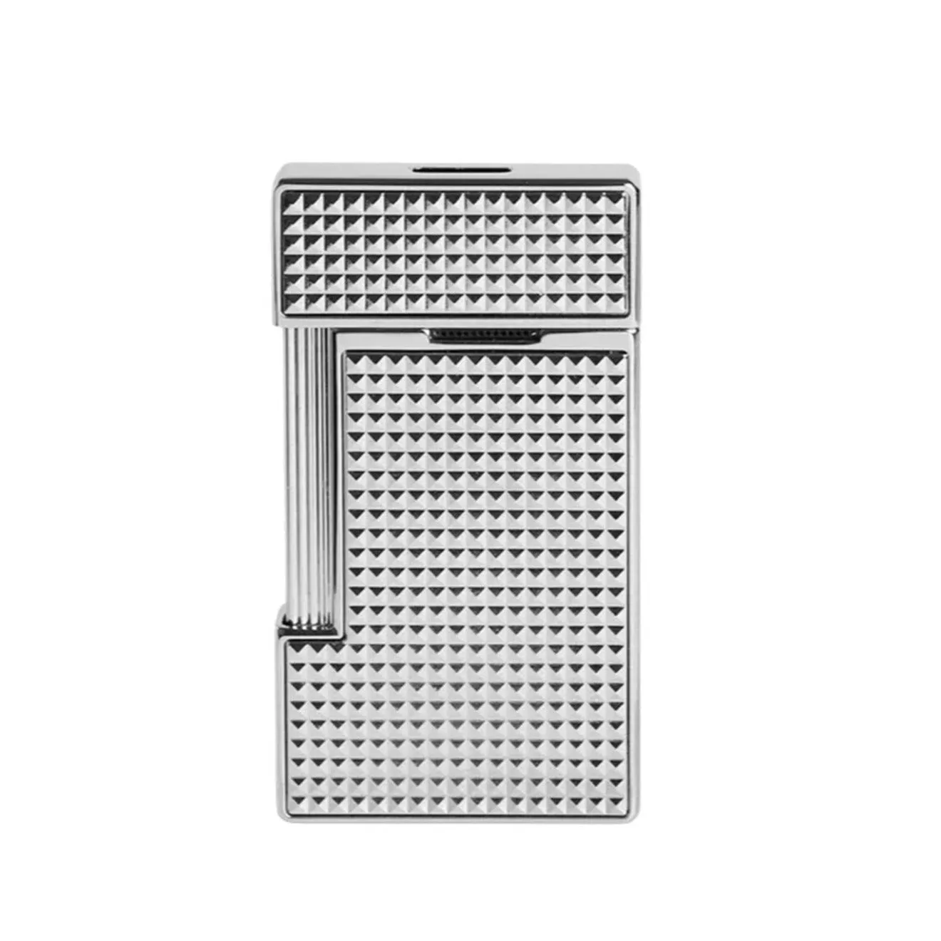 S.T. Dupont Slimmy Diamond-Point Silver Lighter