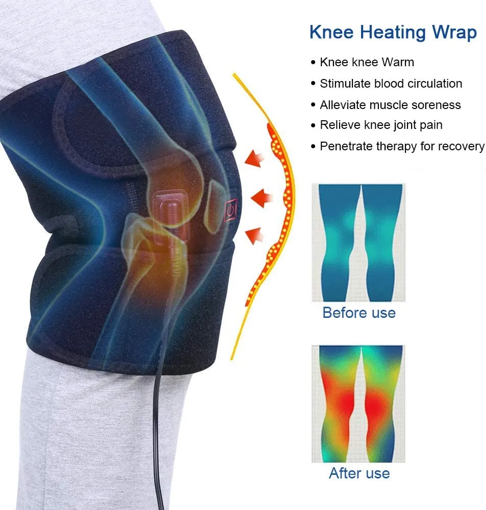 USB Heating Relieve Knee Pad