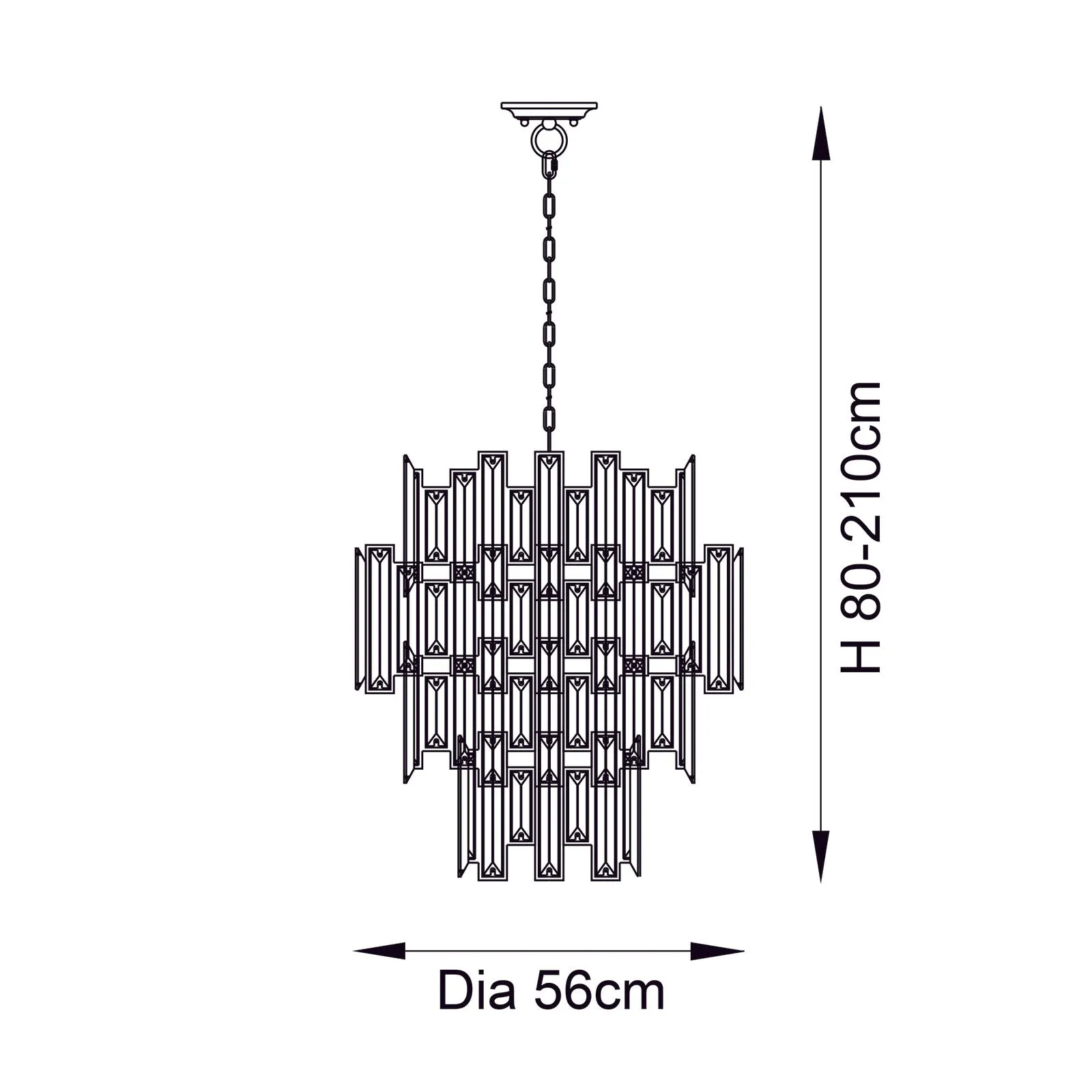 Vivienne 12-light Chandelier