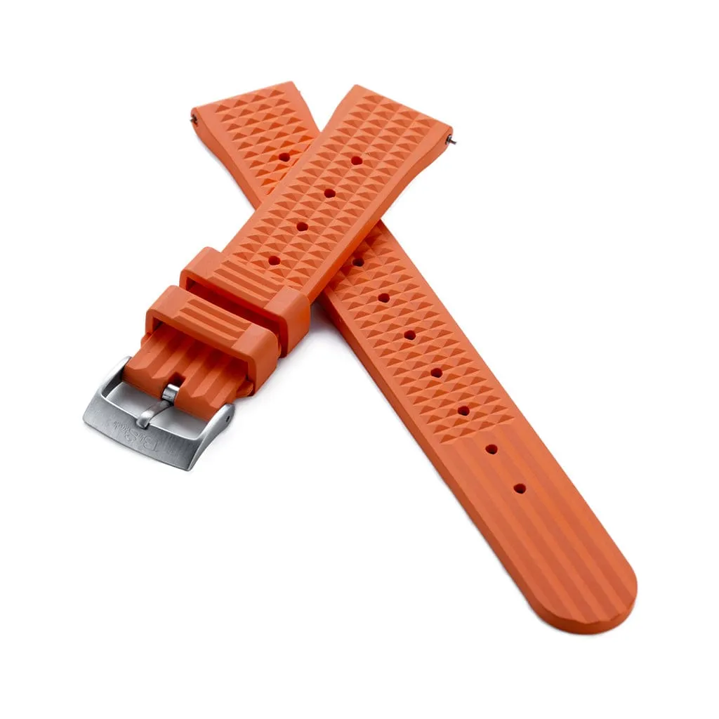 Waffle Rubber - Orange