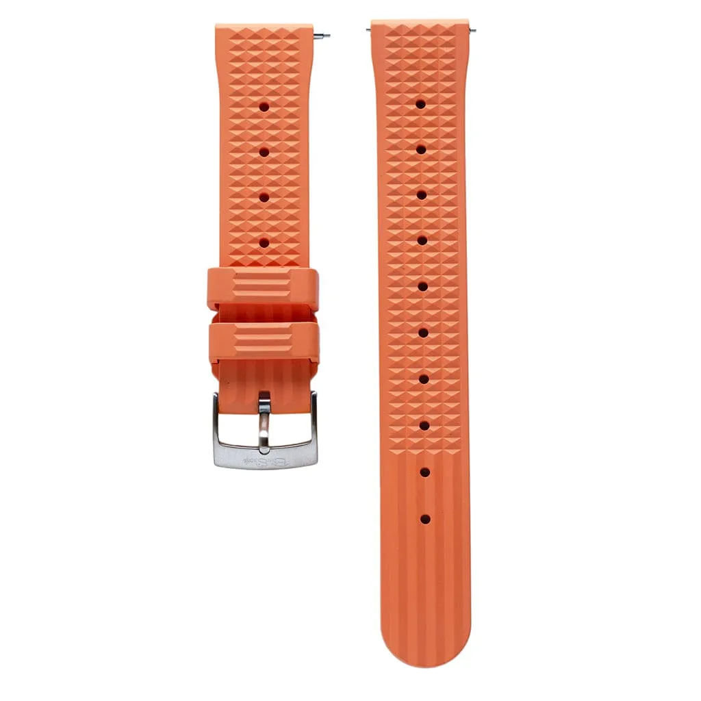 Waffle Rubber - Orange